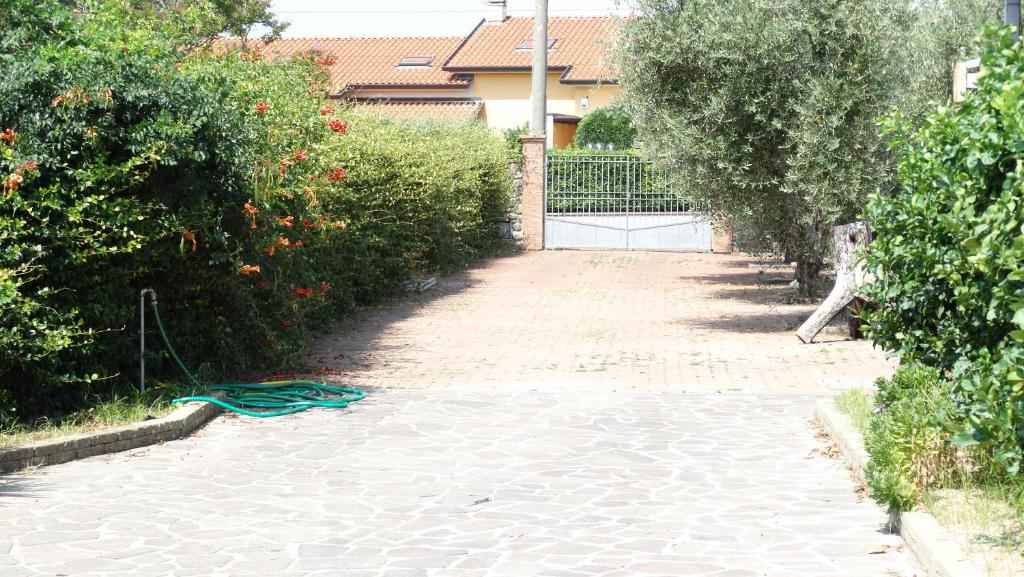 Vonkajšia záhrada v ubytovaní SUPERCASONA pratica