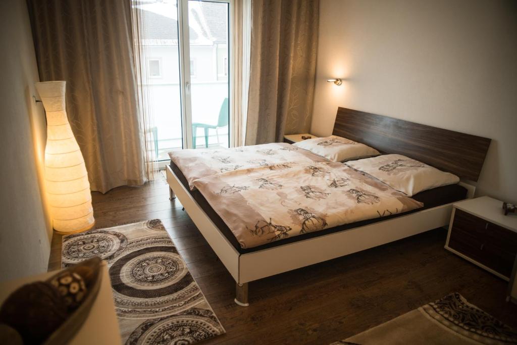Katil atau katil-katil dalam bilik di Kronlachner's Apartment