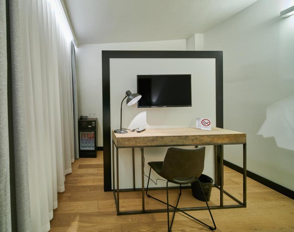 TV a/nebo společenská místnost v ubytování Antik Hotel Prague