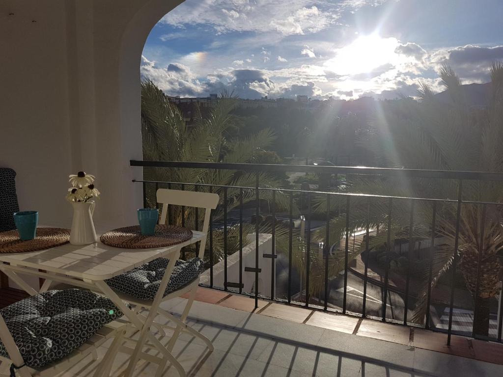 Balkon lub taras w obiekcie Estudio Pueblo Evita 133