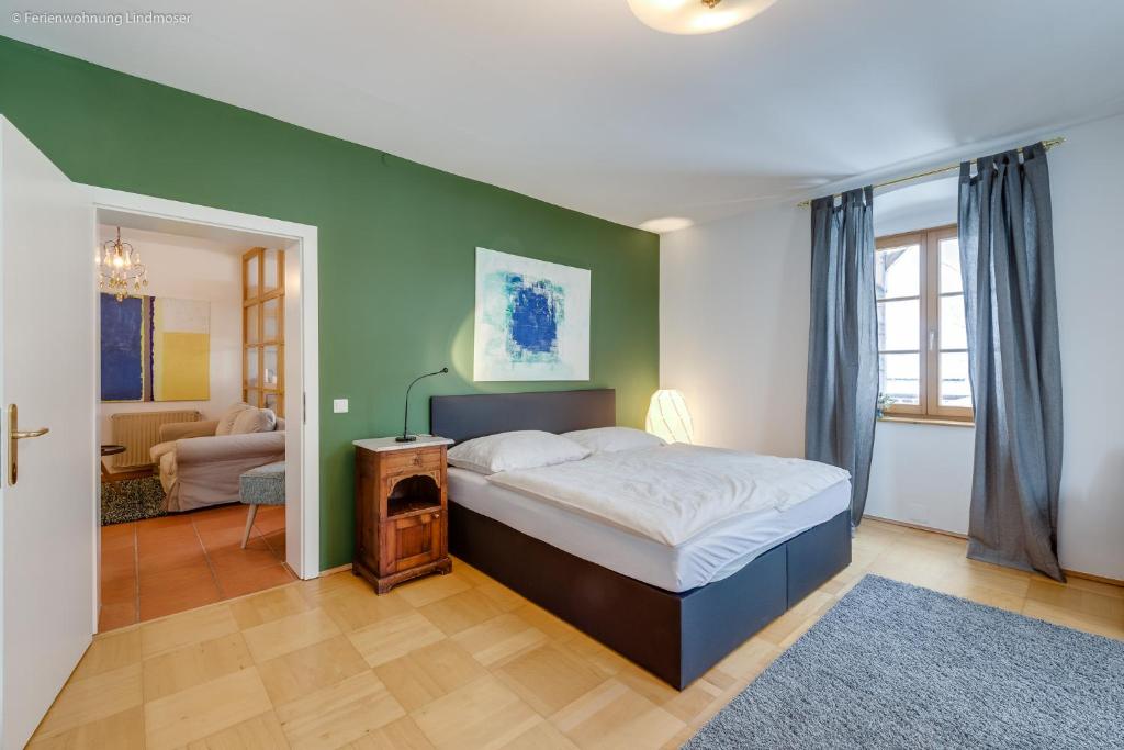 Postel nebo postele na pokoji v ubytování Ferienwohnung Mariazell