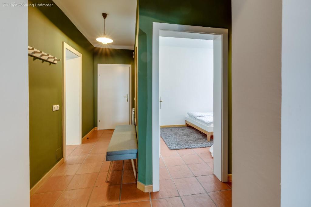 Postel nebo postele na pokoji v ubytování Ferienwohnung Mariazell