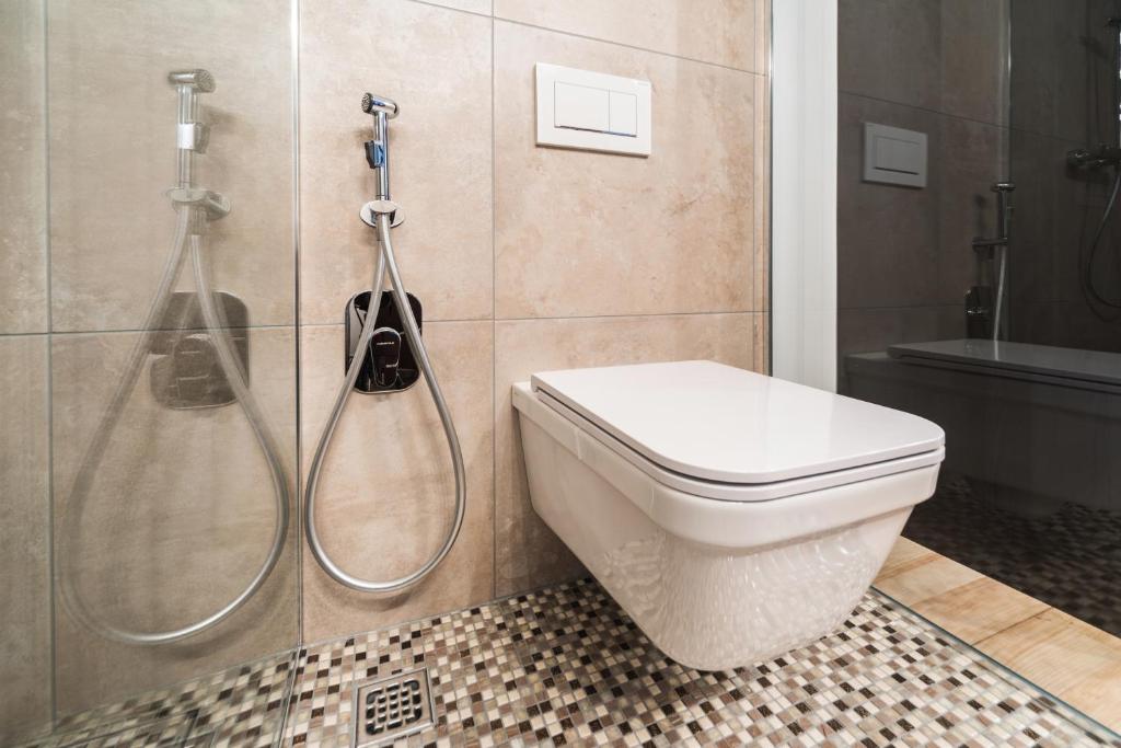 Koupelna v ubytování Bled Apartment Kirsch