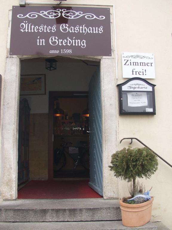 Certifikát, hodnocení, plakát nebo jiný dokument vystavený v ubytování Gasthof zum Bayerischen