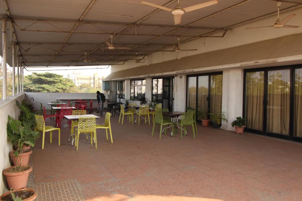 Balkón nebo terasa v ubytování Hotel Girnar
