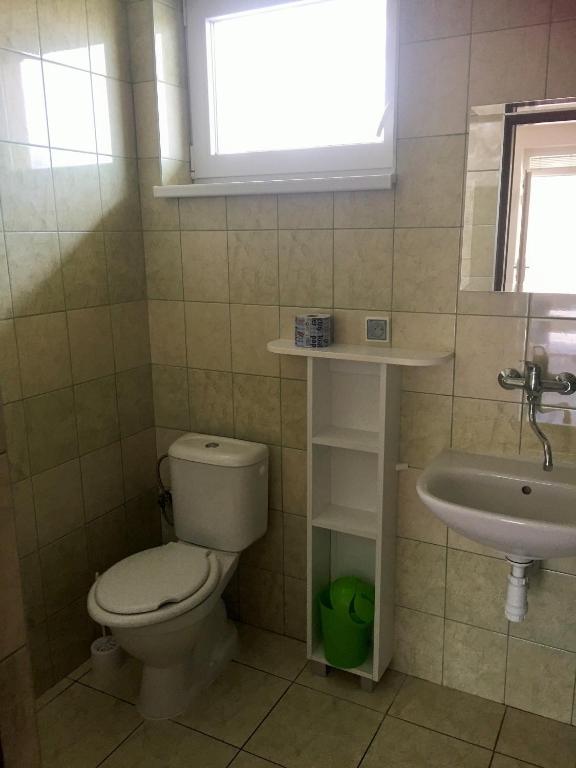 Koupelna v ubytování Promenád apartmány