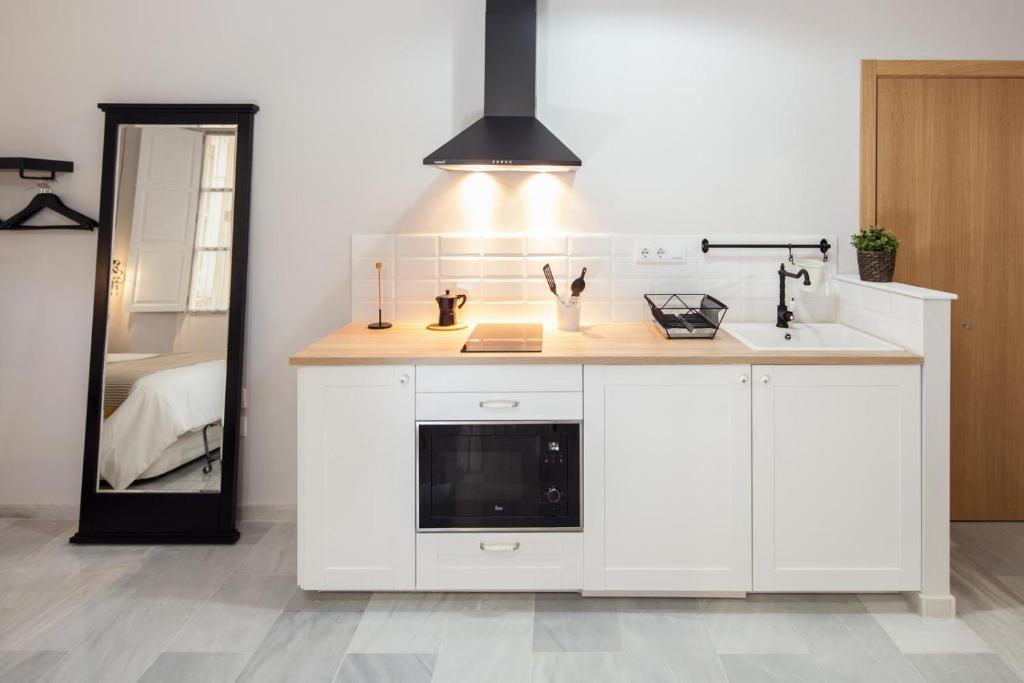 Kuchyň nebo kuchyňský kout v ubytování Valentina Home