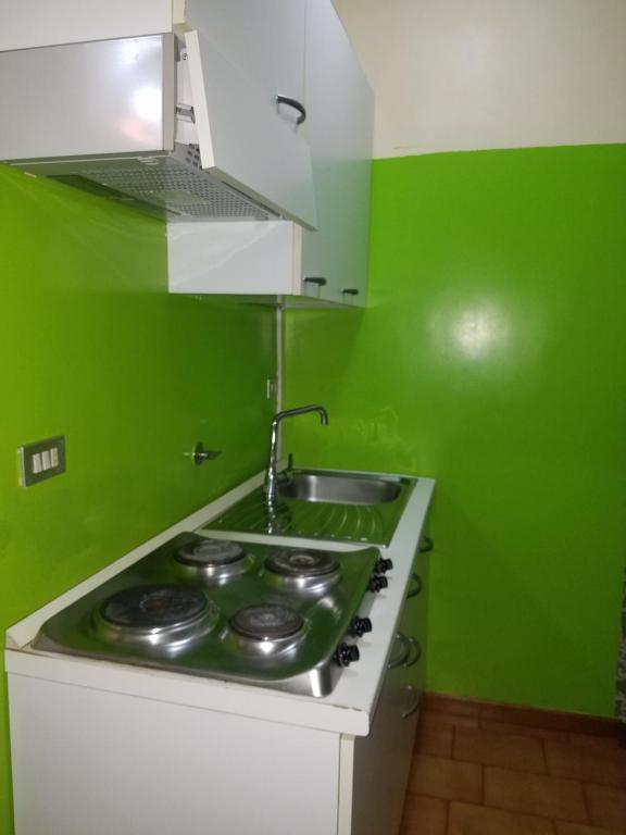 Kuchyň nebo kuchyňský kout v ubytování Hotel Nascente
