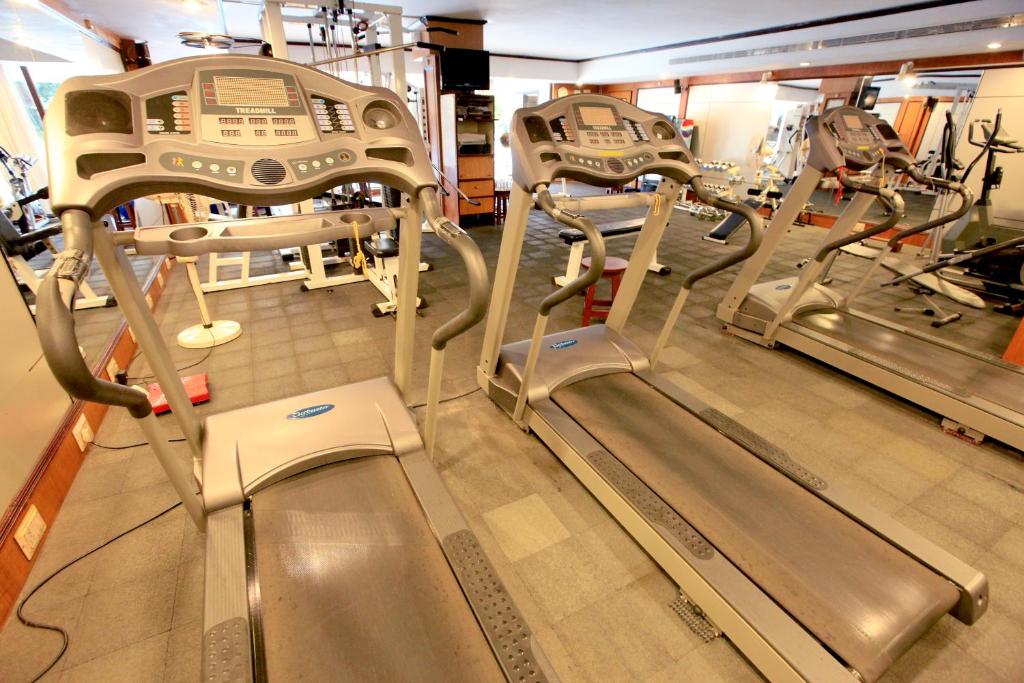 Fitness centrum a/nebo fitness zařízení v ubytování Hotel Swosti Premium Bhubaneswar