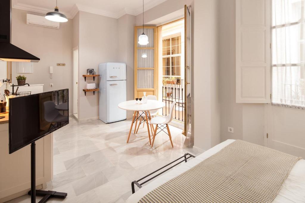 Kuchyň nebo kuchyňský kout v ubytování Valentina Home