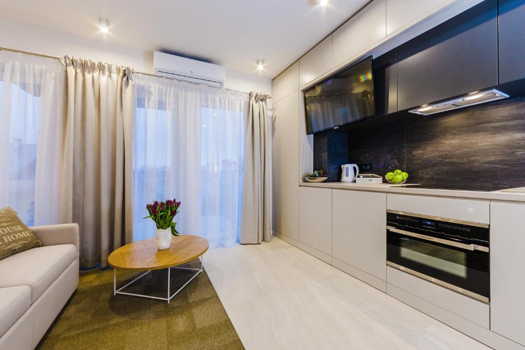 Kuchyňa alebo kuchynka v ubytovaní Zigzak Apartments Superior 9B