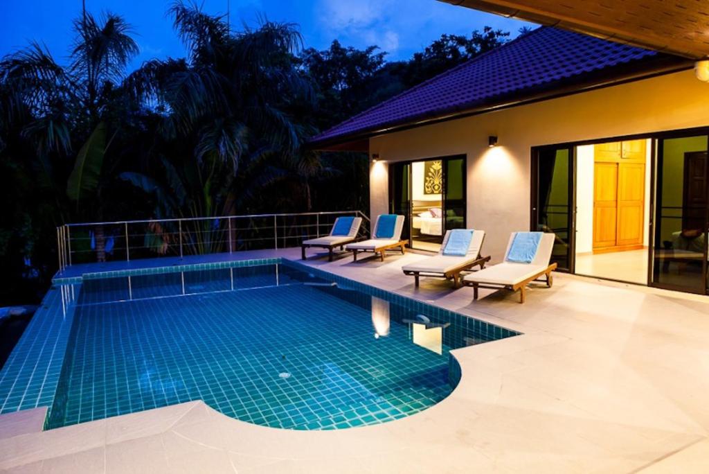 Bazén v ubytování 3 Bedroom Zen Island SDV342-By Samui Dream Villas nebo v jeho okolí