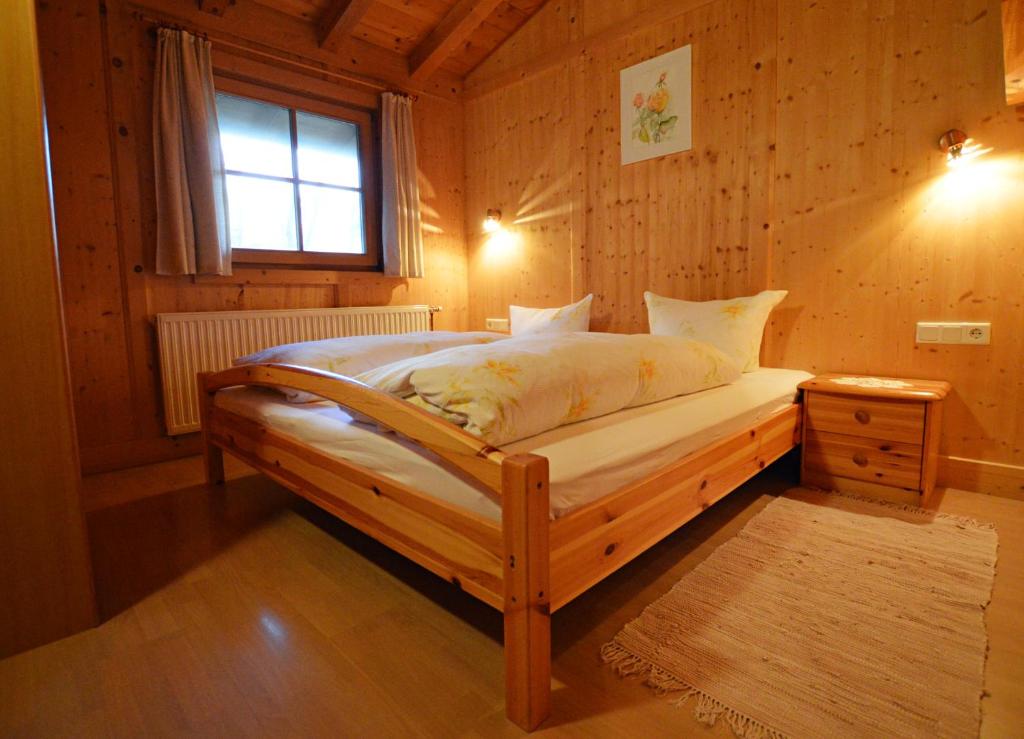 Postel nebo postele na pokoji v ubytování Chalet Astrid