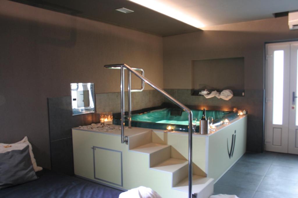 Postel nebo postele na pokoji v ubytování Wellness Villa Istriana