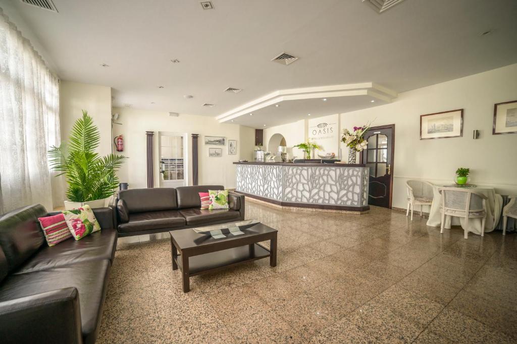 Posezení v ubytování Hotel Oasis Familiar