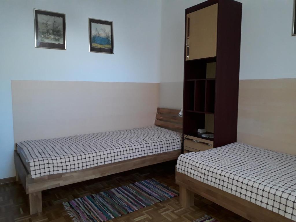 Postel nebo postele na pokoji v ubytování Gaßmayr