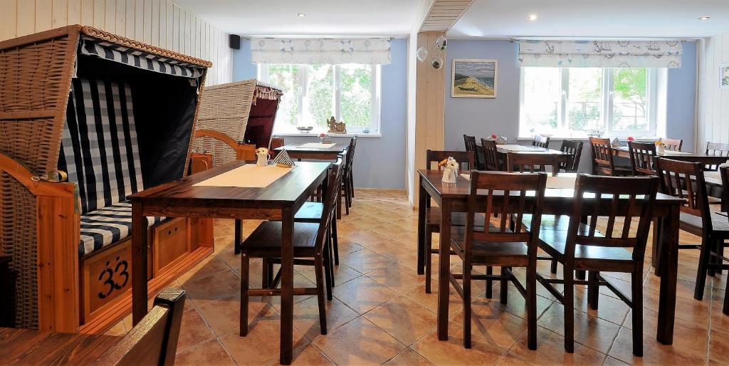 Restaurace v ubytování Dom Wczasowy Danusia