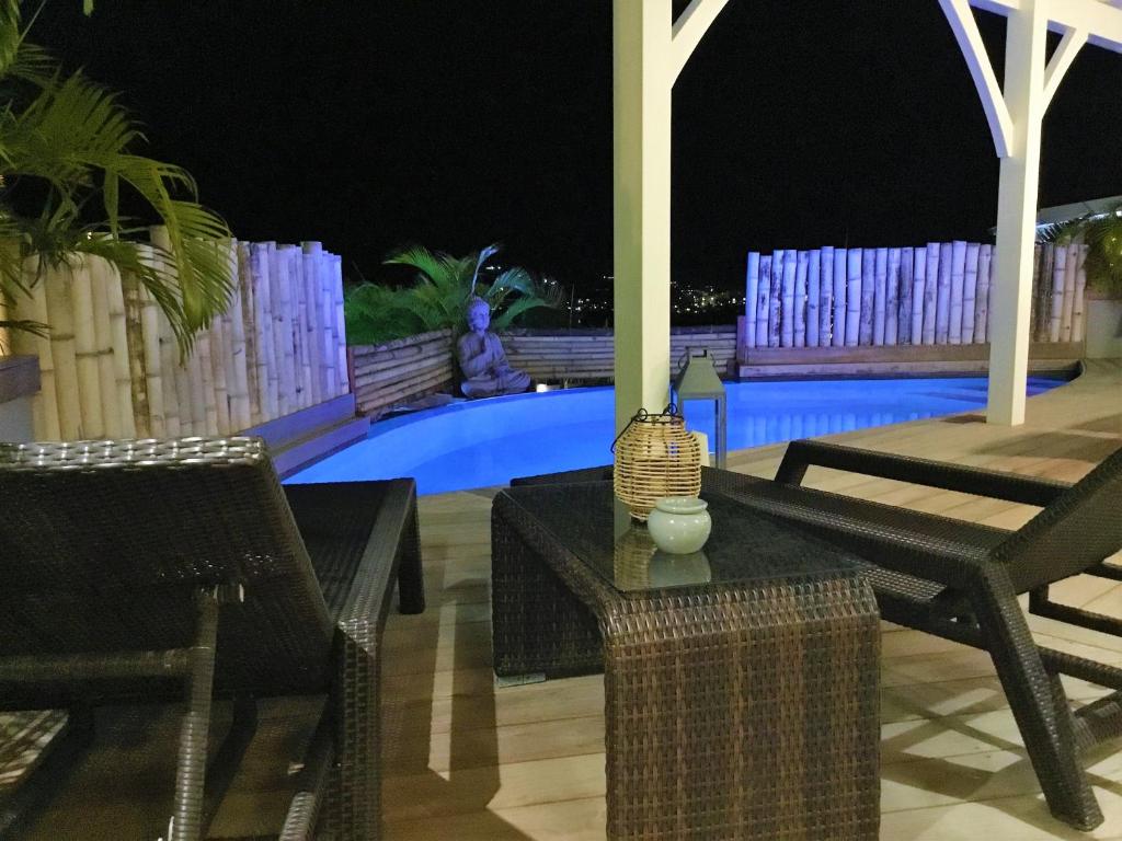 Piscine de l'établissement Villa La Voile Blanche ou située à proximité