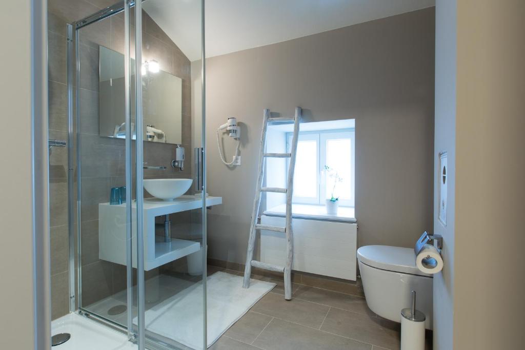 Koupelna v ubytování Auberge des Grands Bois