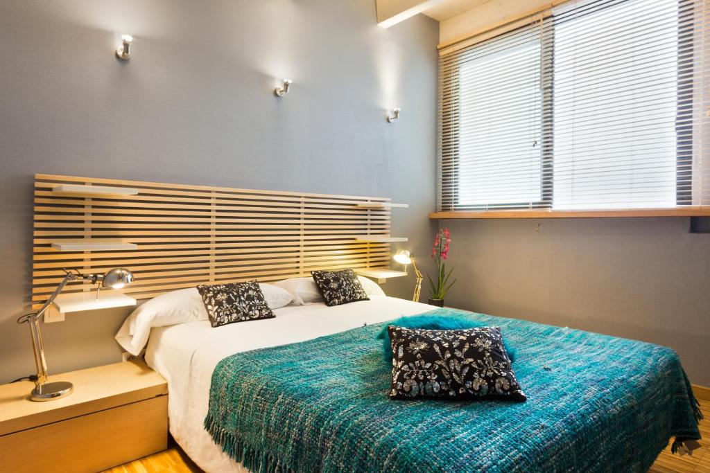 Posteľ alebo postele v izbe v ubytovaní My Space Barcelona Executive Apartments Center