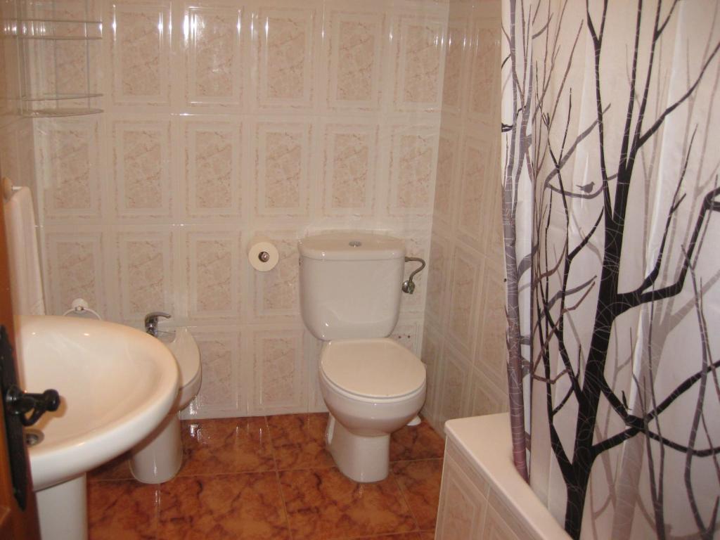 Kúpeľňa v ubytovaní Hostal Alvaro I