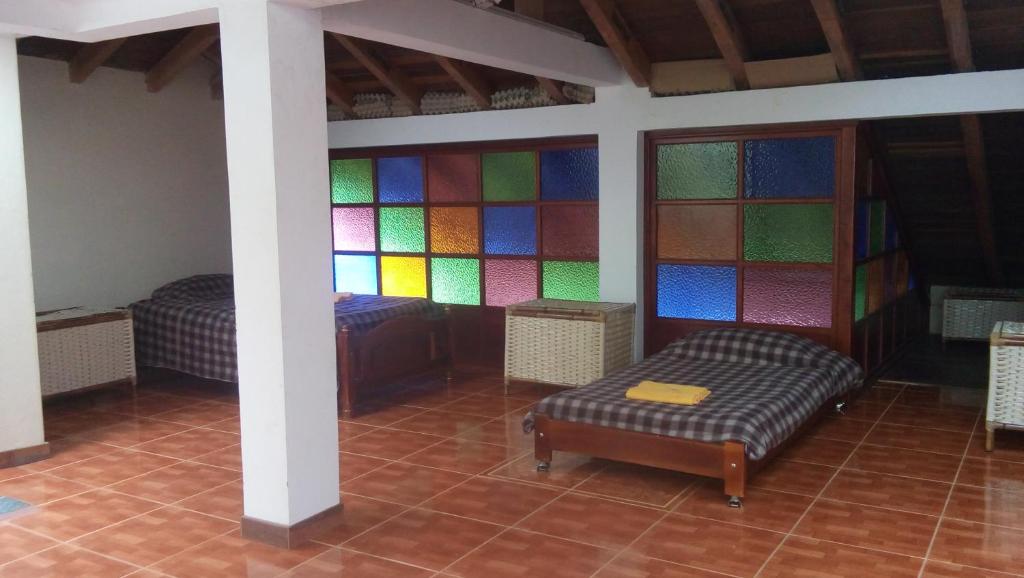 Posezení v ubytování Chez Alicia Hostal