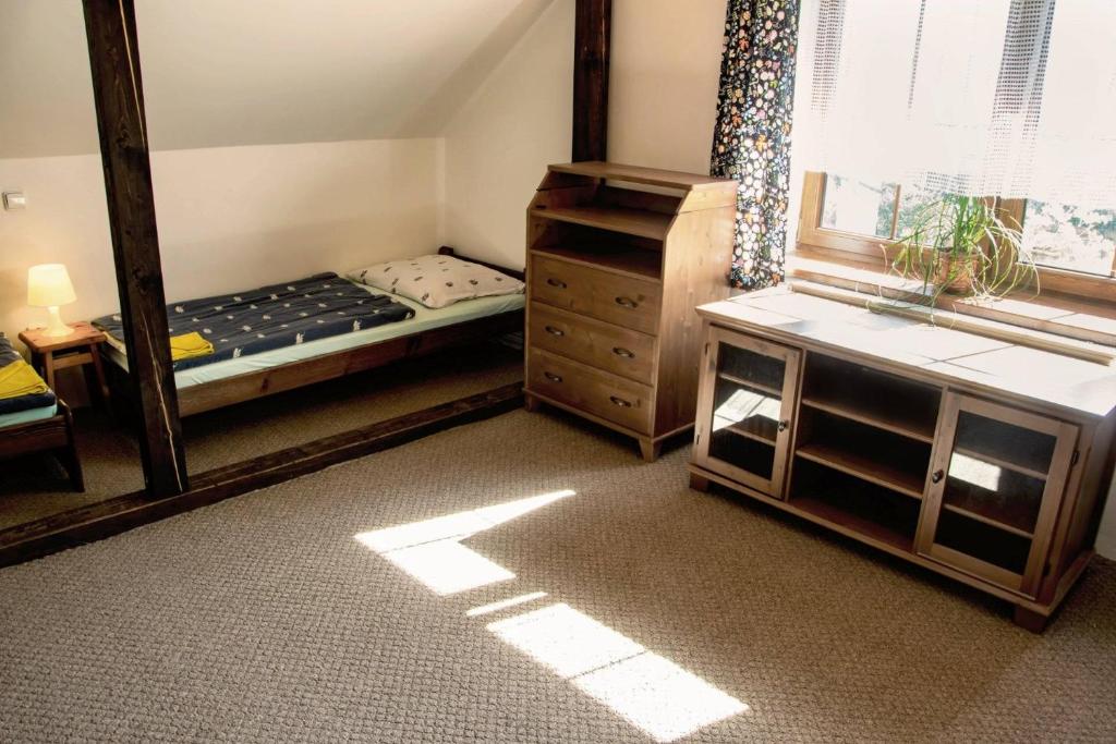 Postel nebo postele na pokoji v ubytování Country House Zdenko s wellness