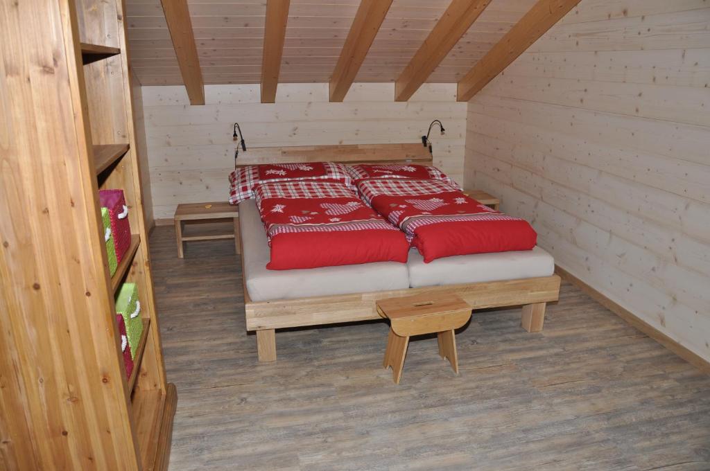 Postel nebo postele na pokoji v ubytování Laubrinus