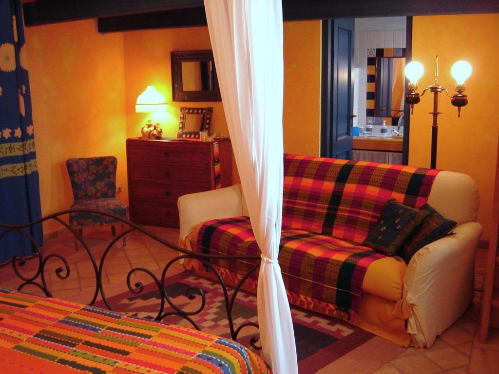 Część wypoczynkowa w obiekcie Agriturismo La Dolce Vita Lipari