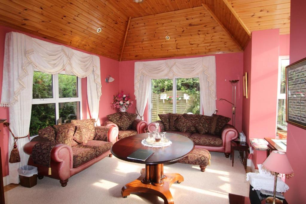 Posezení v ubytování Maple Lodge