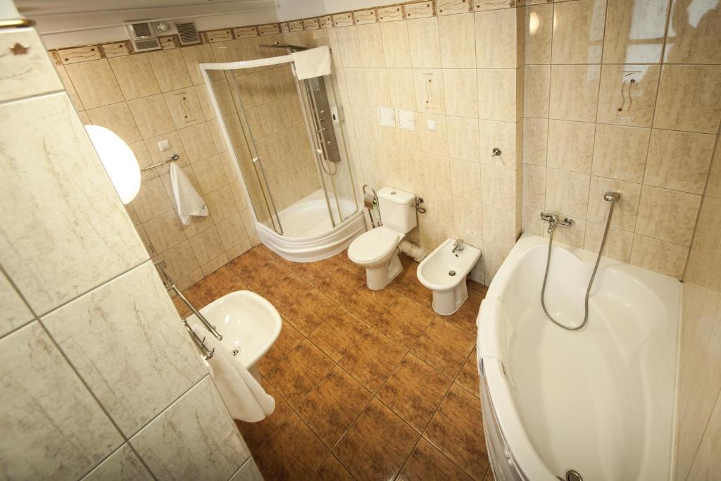 Kúpeľňa v ubytovaní Pokoje Gościnne Zakopane