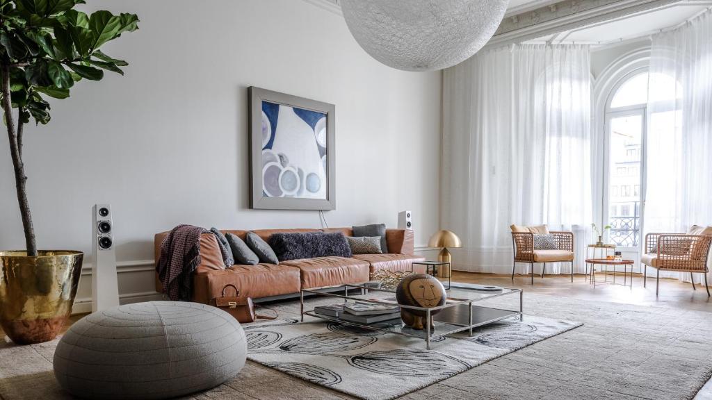 Posezení v ubytování Nobis Hotel Stockholm, a Member of Design Hotels™