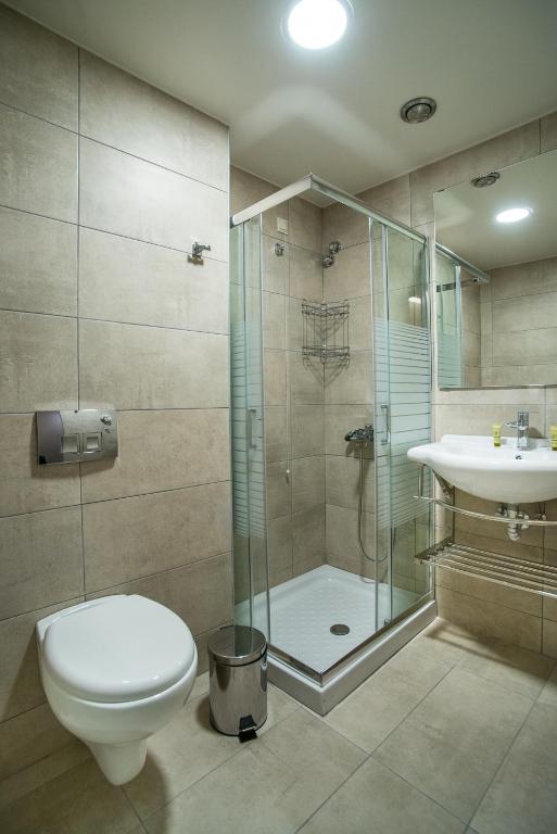 Koupelna v ubytování Argo Hotel Piraeus