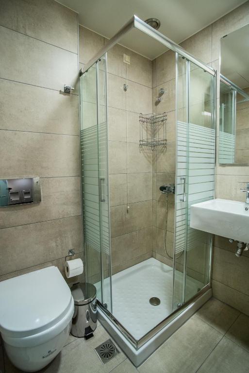 Koupelna v ubytování Argo Hotel Piraeus