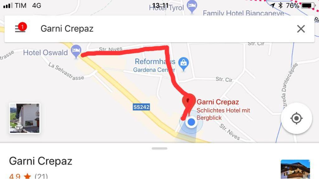 Fotografia z galérie ubytovania Garni Crepaz v destinácii Selva di Val Gardena