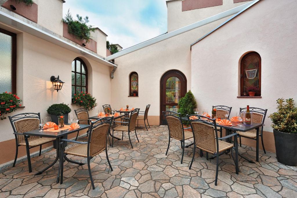 Patio nebo venkovní prostory v ubytování Altdeutsche Weinstube - Superior
