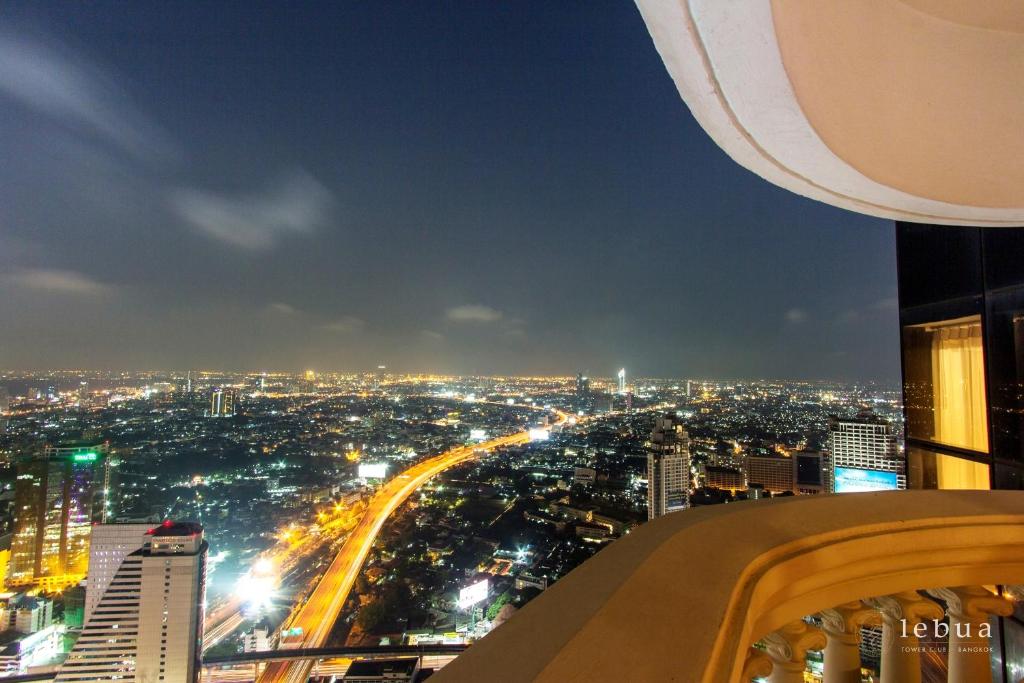 Nespecifikovaný výhled na destinaci Bangkok nebo výhled na město při pohledu z hotelu