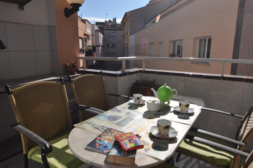 Balkón nebo terasa v ubytování RNET - Figueres