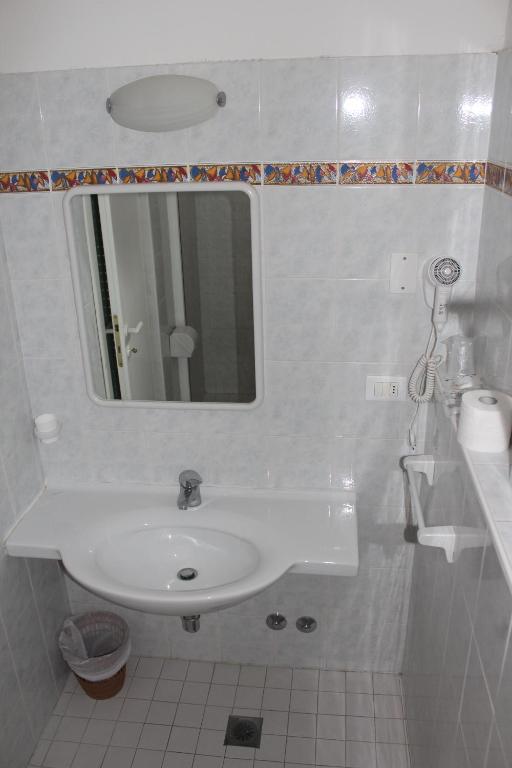 Koupelna v ubytování Hotel Santini