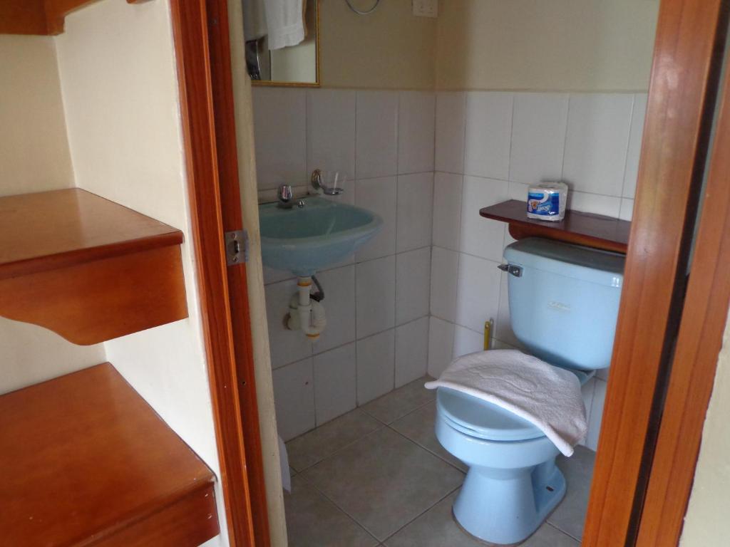 Koupelna v ubytování Hostal Nathaly