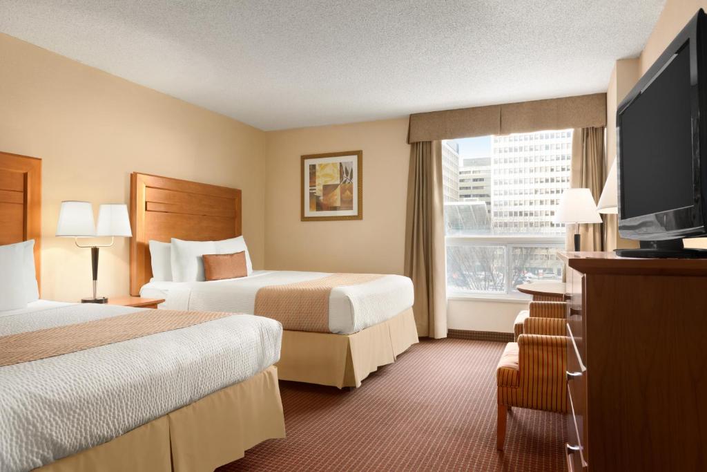 Days Inn by Wyndham Edmonton Downtown - Chambre Queen Avec Deux Lits Queen - Non-fumeur