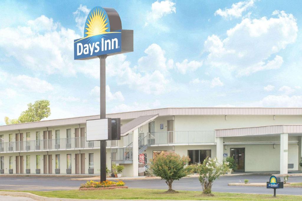 a sign in front of a day inn at Days Inn by Wyndham Ripley in Ripley