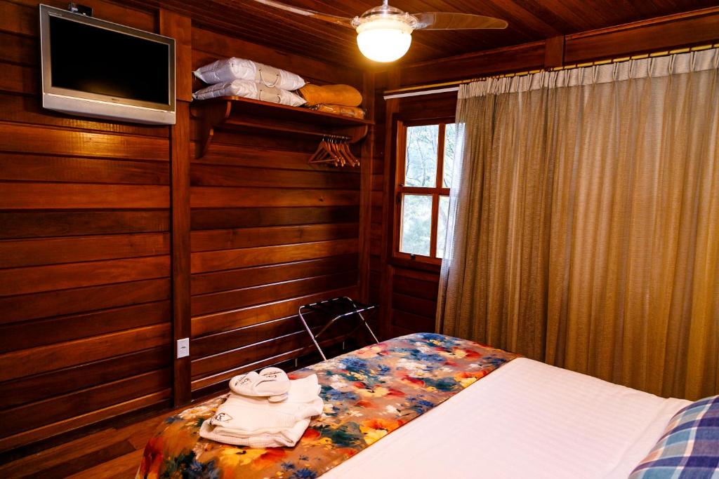 Postel nebo postele na pokoji v ubytování Chez Domaine Pousada Organica