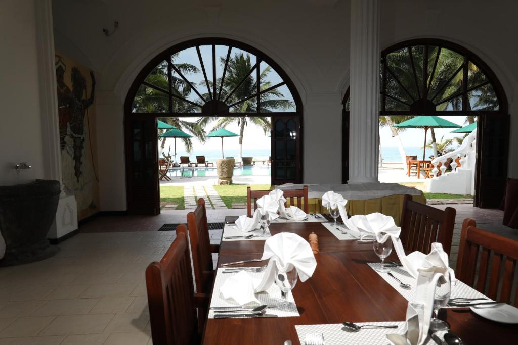 Restaurace v ubytování Joe's Resort Bentota