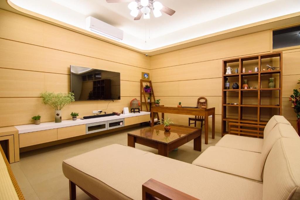 TV a/nebo společenská místnost v ubytování Stay My Home