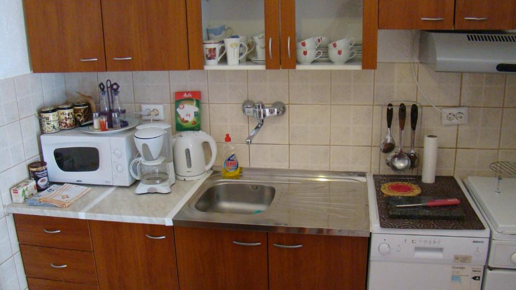 Kuchyňa alebo kuchynka v ubytovaní Apartments Zuanović