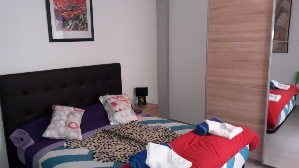 Postel nebo postele na pokoji v ubytování El Campello