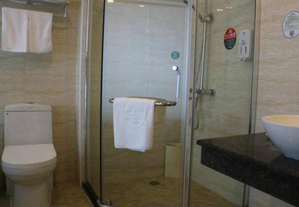 Koupelna v ubytování GreenTree Inn Nanning Xiuxiang Branch