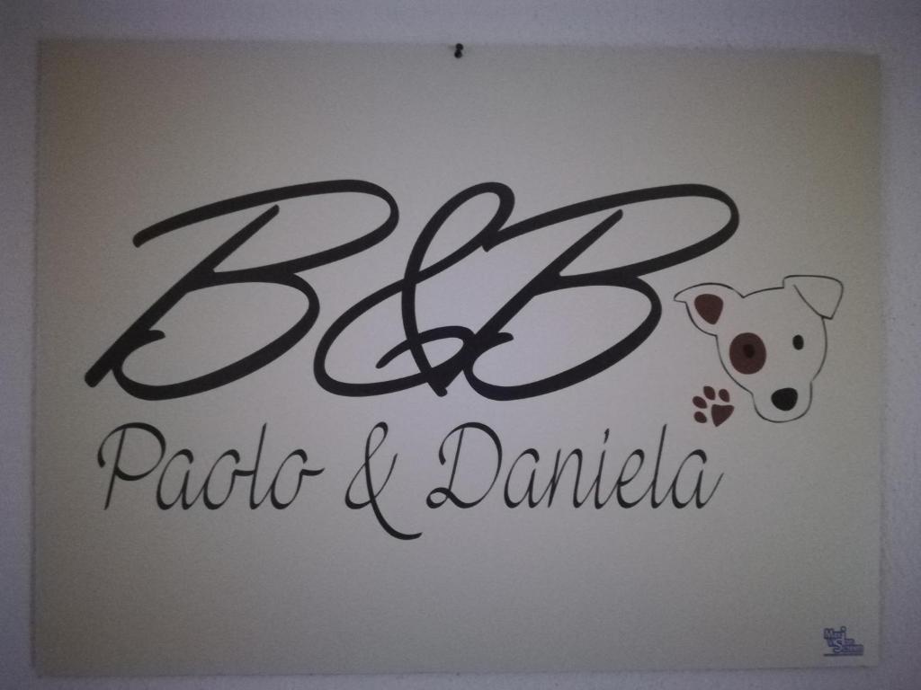 Certifikát, hodnocení, plakát nebo jiný dokument vystavený v ubytování B&b Paolo e Daniela