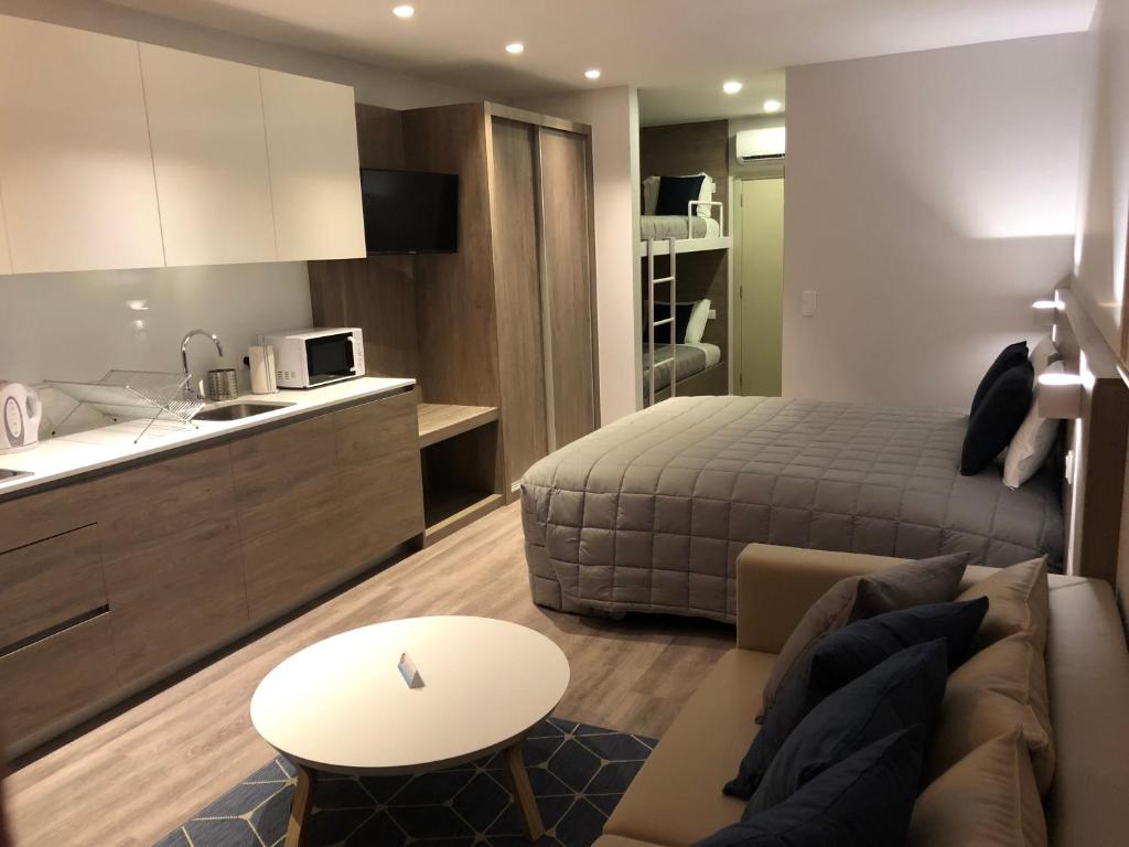 Kuchyň nebo kuchyňský kout v ubytování Hotel do Parque